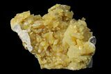 Fluorescent, Yellow Calcite Crystal Cluster - South Dakota #170696-1